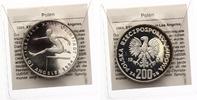 Polen 200 Zloty Olymische Spiele Los Angeles 1984 Hürdenlauf