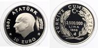 Türkei 2.500.000 Lira 10 Eurotaler Kemal Atatürk