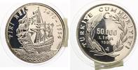 Türkei 50000 Lira 1995 Piri Reis Segelschiff