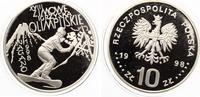 POLEN 10 Zloty 1998 Silber Olympiade - Snowboard