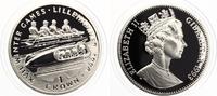 Gibraltar 1 Crown Olympia 1994 Lillehammer Silber Bobfahren