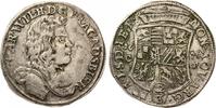 ANHALT - ZERBST 2/3 Taler 1676 Carl Wilhelm 1667-1718.
