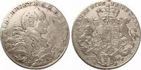 BRANDENBURG BAYREUTH Konventionstaler 1766 ES Friedrich Christian, 1763-1769