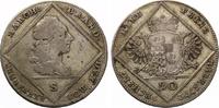 Brandenburg Ansbach Fürstentum Ansbach 20 Kreuzer 1772 Schwabach