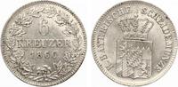 Bayern 6 Kreuzer 1866 Bayrische Scheidemünze