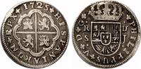Spanien 2 Reales 1725 Philipp V SEVILLA