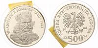 500 Zloty Polen 1986 PP "Wladyslaw I Lokietek"