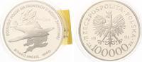 Polen 100000 Zloty Silber 1991 Bitwao Anglie 1940 Luftschlacht um England