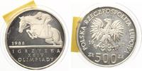 Polen 500 Zloty Springreiten der Olympischen Spiele in Seoul