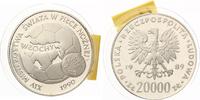 200000 Zloty Polen 1989 Fussball WM 1990