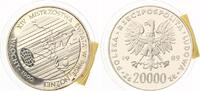 Polen 20000 Zloty Silber Fussball WM