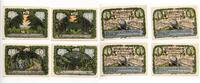 Eutin 4 x 50 Pfennig Kriegerverein Mehl 357.1 komplett -
