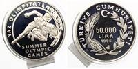 Türkei 50000 Lira 1996 KM 1045 Olympiade 1996 Atlanta, Ringer