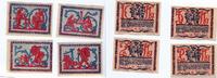 Großbreitenbach Kleinkunstindustrie Tesselt 10 Pfennig - 50 Pfennig Mehl 477.1 -
