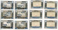 Kölln Reisiek 2 x 25 Pfennig 2 x 50 Pfennig 2 x 75 Pfennig Mehl 715.1 -