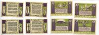 Königswinter Bank u. Honnefer Voksbank 4 x 50 Pfennig Mehl 730.1 -