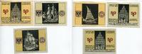 Lübeck Haus der Schiffergesellschaft 3 x 50 Pfennig Mehl 824.1 komplett -