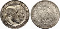 3 Mark Württemberg silbernen Hochzeit Jaeger 177a