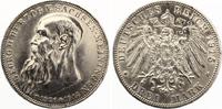 3 Mark Sachsen Meiningen Georg auf Tod Jaeger 155