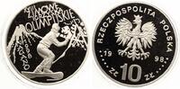 Polen 10 Zloty Olympische Winterspoiele Nagano