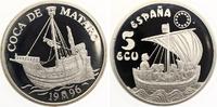 Spanien 5 Ecu Segler / Coca de Mataro 1996 PP SCHIFF