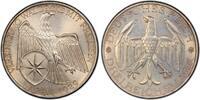 3 Mk 1929 Germany, Weimar Rep. 1929-A 3 Mk Waldeck J-337 MS64