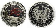 Medaille Silber 333 Der Teufel mit den 3 goldenen Haaren Märchen Gebrüder Grimm -