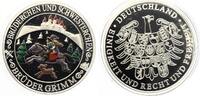 Medaille Silber 333 Brüderchen und Schwesterchen Märchen Gebrüder Grimm -