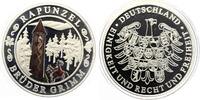 Medaille Silber 333 Rapunzel Märchen Gebrüder Grimm -