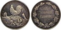 Medaille Geflügelaustellung Naumburg 1910 Für Verdienstvolle Leistungen Silber -