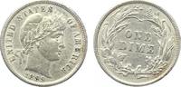 USA 1 Dime Barber -