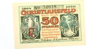 Christiansfeld 50 Pfennig Mehl 229.1 gestempelt -