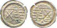 Sachsen Friedrich III Johann und Georg 1507-1525 Einseitiger Pfennig Kohl 49 -