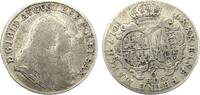 Sachsen Albertinische Linie 1/6 Taler 1763 Friedrich August II -
