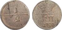 Württemberg Friedrich 1/2 Kreuzer -