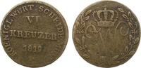 Württemberg 6 Kreuzer 1819 -