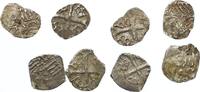 4 x Parvus von Sigismund (1387-1437, Huszár 582) -
