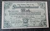 500000 Mark 15.2.1923 Druckprobe Handelskammer Stolberg -