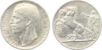 Italien 10 Lire 1929 Silber -