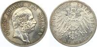 GERMANY 1904E 5 Mark Sachsen 1904 Georg auf den Tod Jaeger 133 NGC MS 64