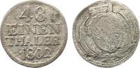 Sachsen Albertinische Linie Friedrich August III 1/48 Taler -