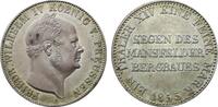 Taler Brandenburg Preussen 1855 Segen Mansfelder Bergbau Ausbeutetaler -
