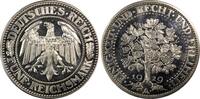 5 Mk 1929 Germany, Weimar Rep. 1929-A 5 Mark Oak Tree J-331, CAM Eichbaum PR64CAM