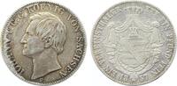 Taler 1857 F Sachsen Vereinstaler - König Johann von Sachsen -