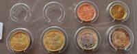  2014  Kursmünzensatz KMS Andorra 5 cent - 2 Euro ohne 1 und 2 cent bankfrisch
