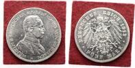 5 Mark Preussen 1914 Büste in Uniform Jaeger 114 -