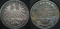 Doppelgulden - 2 Gulden Frankfurt Zwey Gulden 1855 - auf den Religionsfrieden -