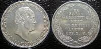 Sachsen 1/6 Taler 1854 Friedrich August II. 1836-1854 auf den Tod -