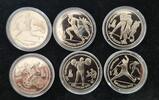 Russland 6 x 1 Rubel Olympia Barcelona 1992 -