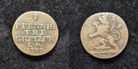 Reuß älterer Linie Pfennig 1789 Heinrich XI. (1723-1800) -
